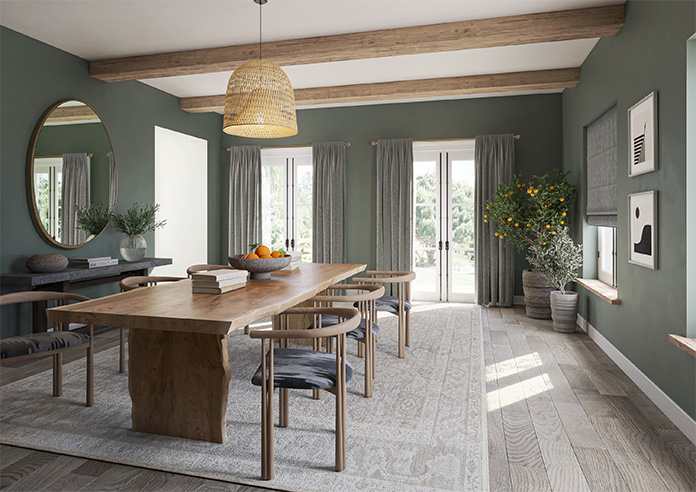 Oleander, Silver - Made to Measure Curtains - Image 8